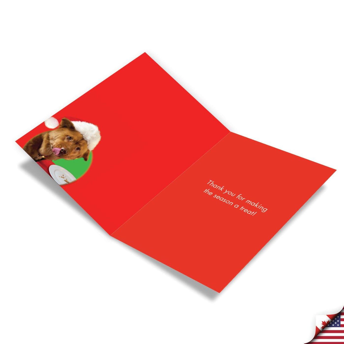 Think Santa Ate Them- Greeting Card