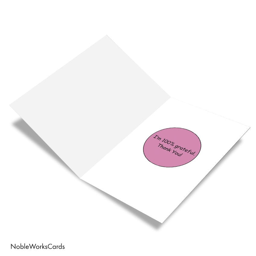 Things I'm Thankful For- Thank You Greeting Card