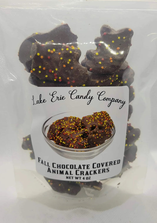 Fall Chocolate Animal Crackers