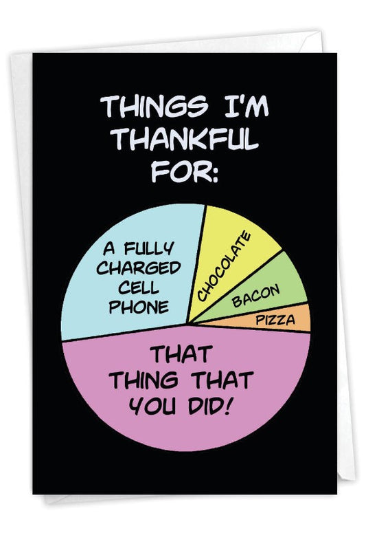 Things I'm Thankful For- Thank You Greeting Card
